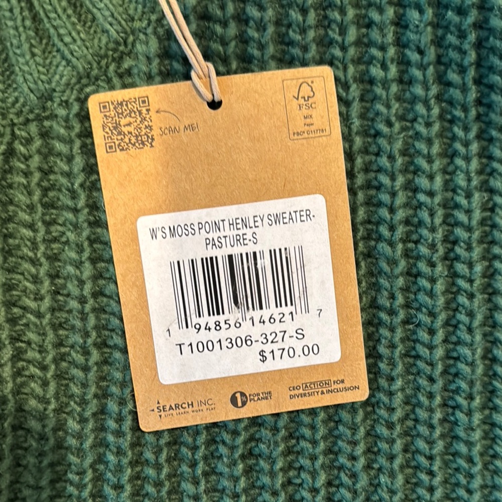 Toad&CO Moss Point Henley Sweater - Picture 4 of 5